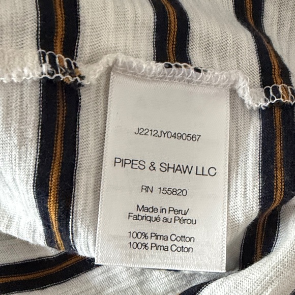 Veronica Beard Waldorf Striped Long Sleeve Top Size M - Picture 12 of 12